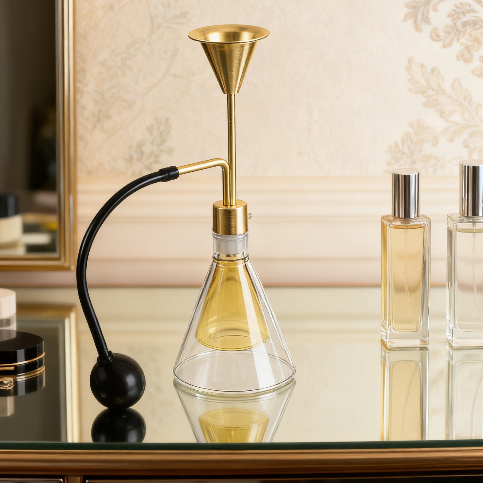 Fragrance-Oils Perfume - Double Wall Glass Essential Oil Flask