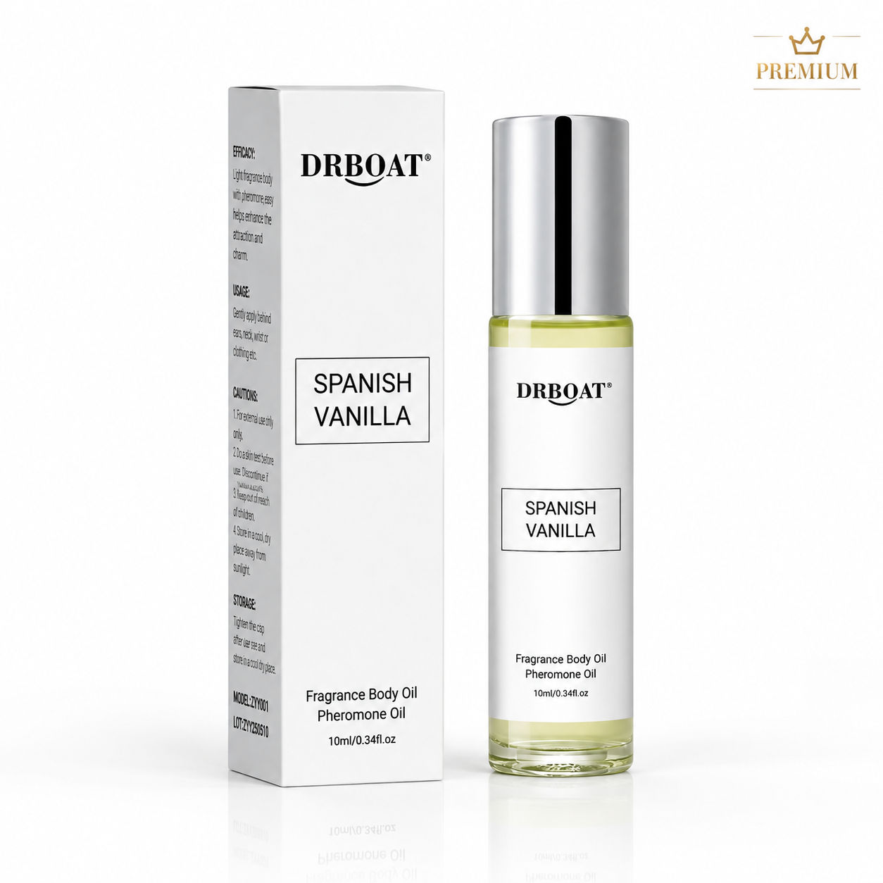 Fragrance-Oils Perfume - Men's Spanish Vanilla Roll-On Perfume Oil,