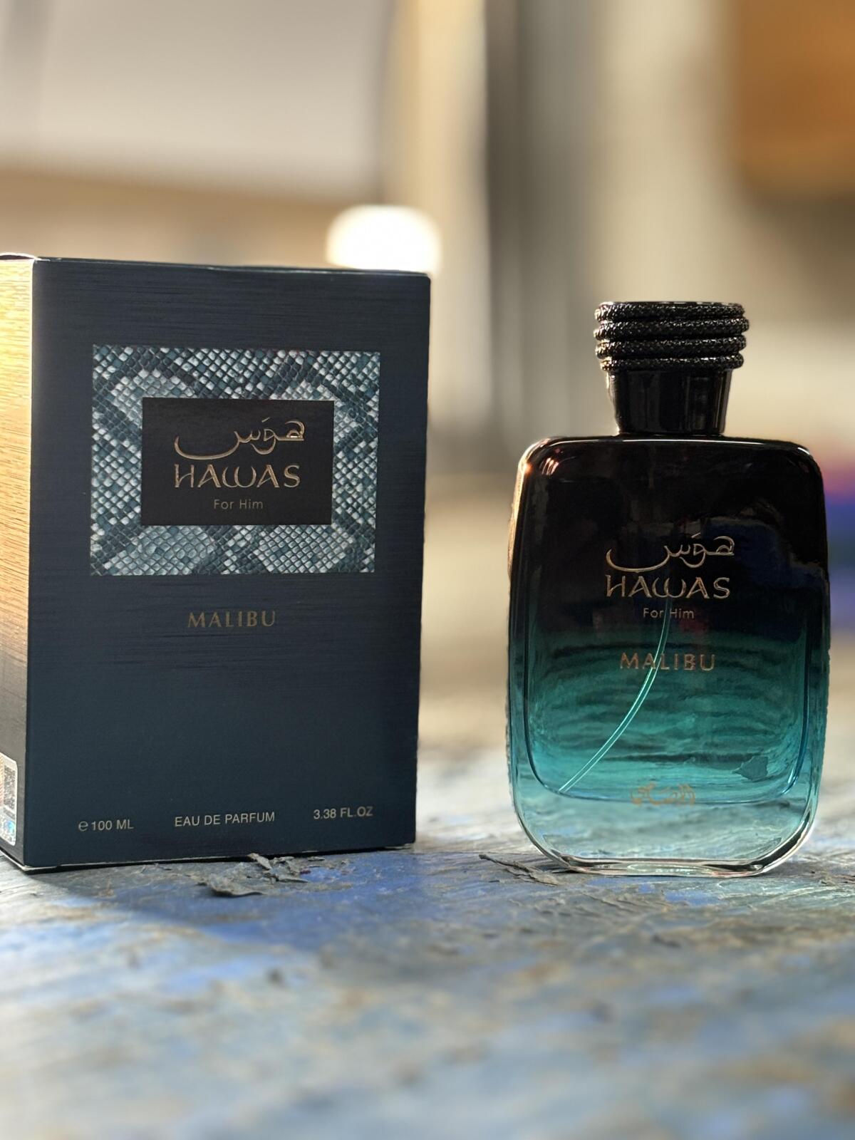 Rasasi Hawas Malibu For Him ED - Perfume Fragrance Blue ulasan dan harga