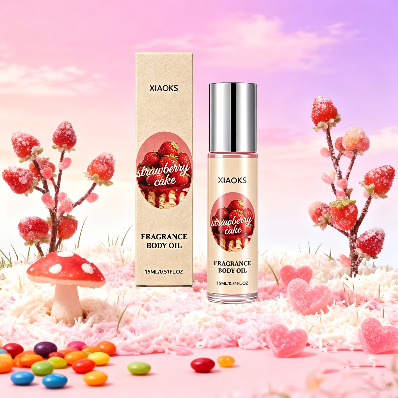 1 Bottle of Strawberry Cake Sw - Perfume Smell Fragrance ulasan dan harga