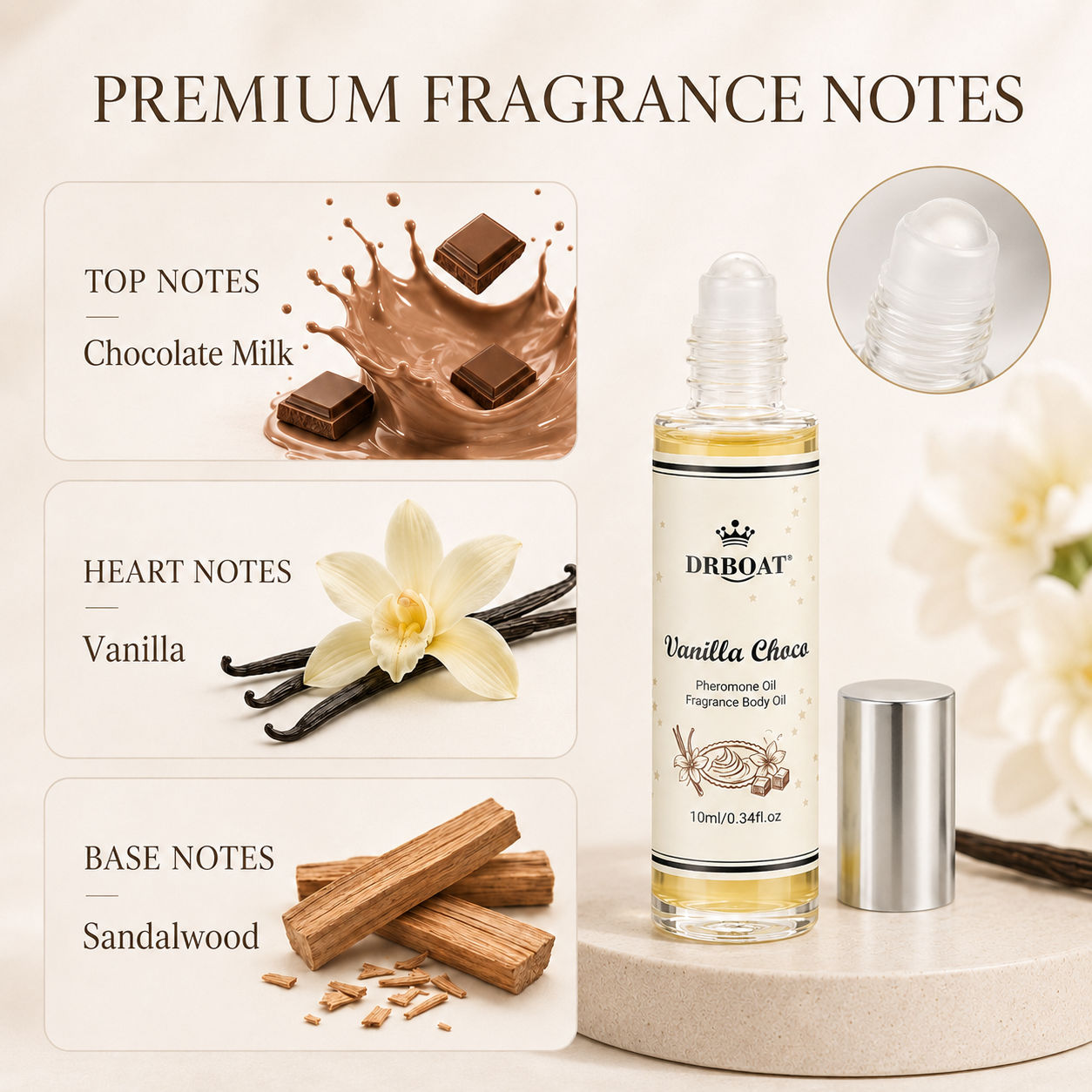 Women Vanilla Choco Sandalwood - Fragrance-Oils Perfume ulasan dan harga