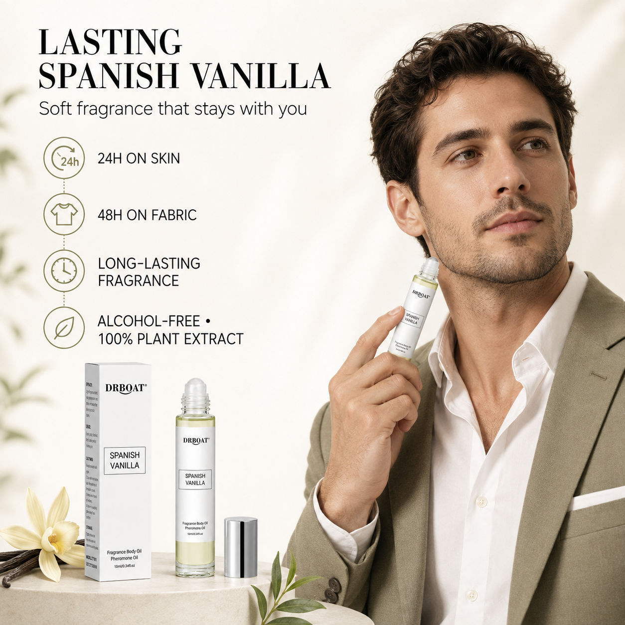 Men's Spanish Vanilla Roll-On  - Fragrance-Oils Perfume ulasan dan harga