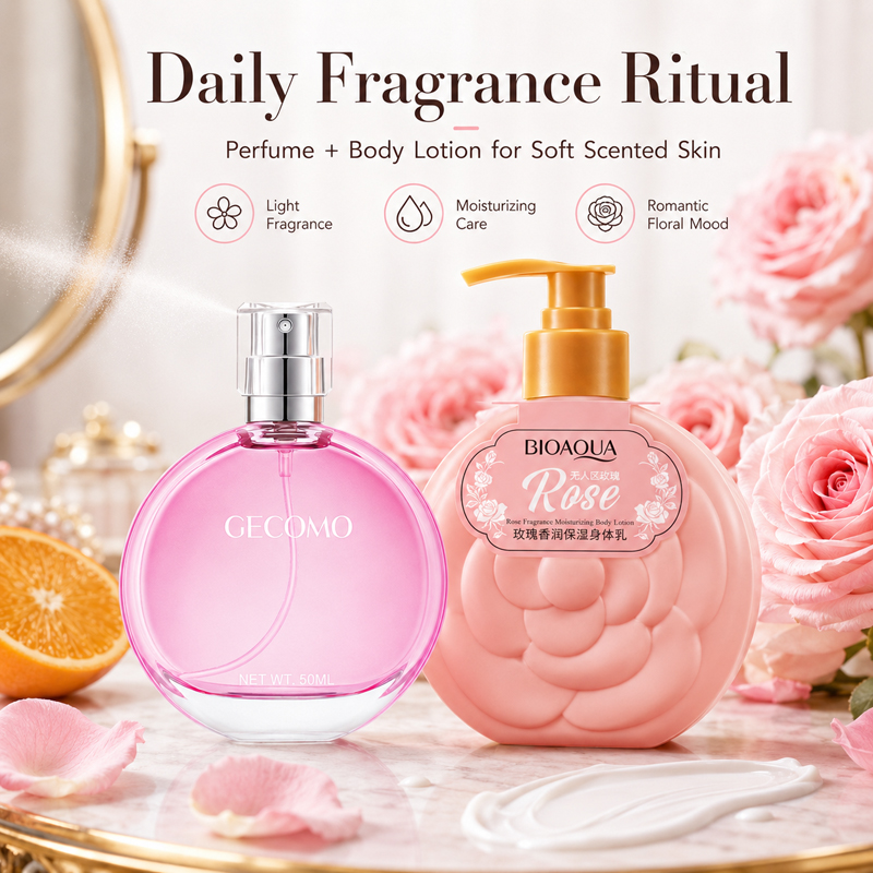 GECOMO Women's Perfume Set 50m - Perfume Smell Fragrance ulasan dan harga